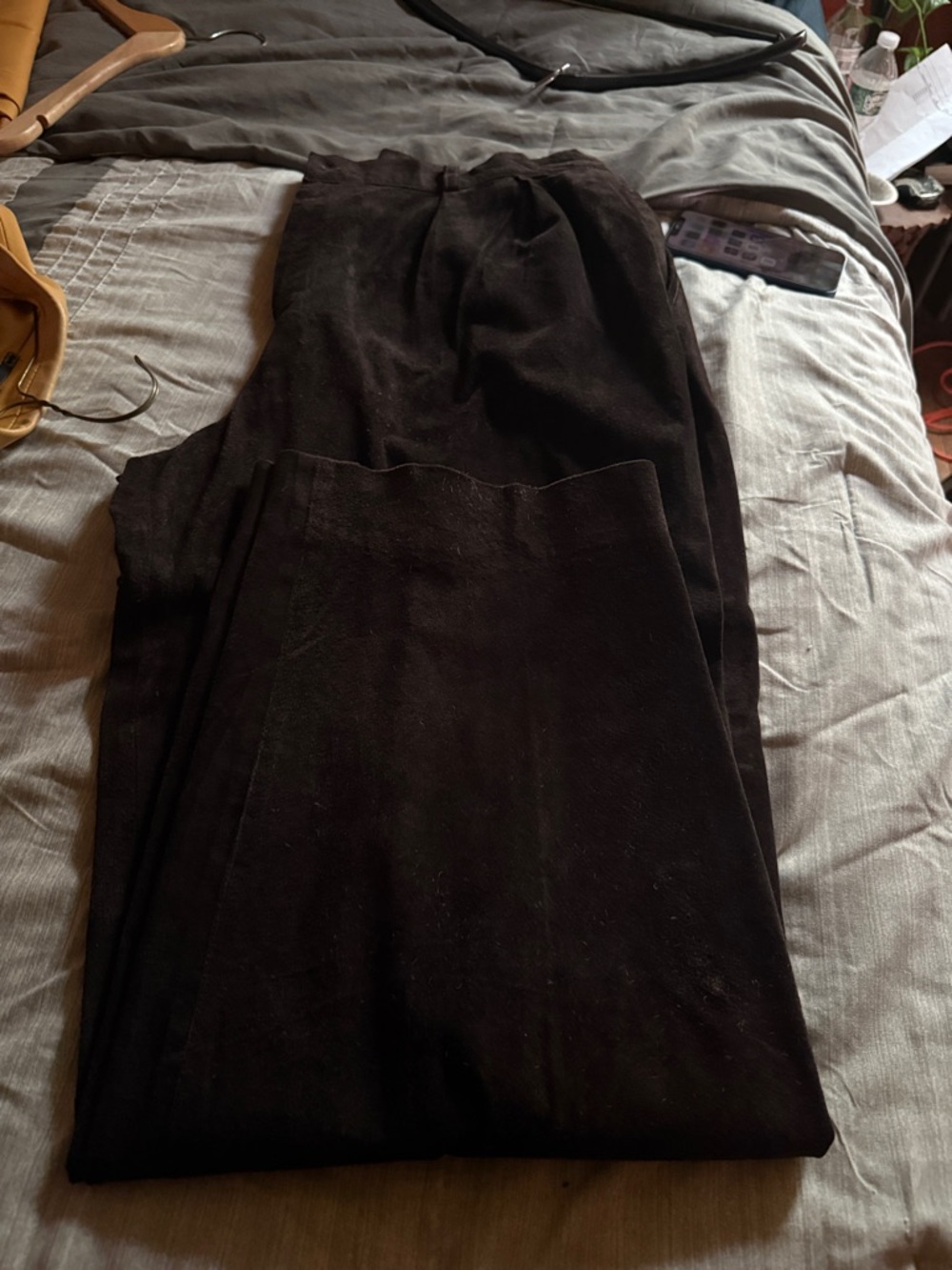Men's Dark Brown Corduroy Pants - Classic Straight Fit
